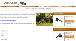 Desktop Screenshot of laubsauger-test.com